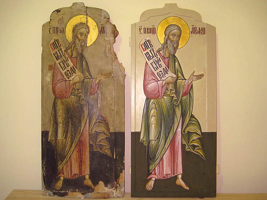 Реставрация икон. Храм Вознесения Господня
